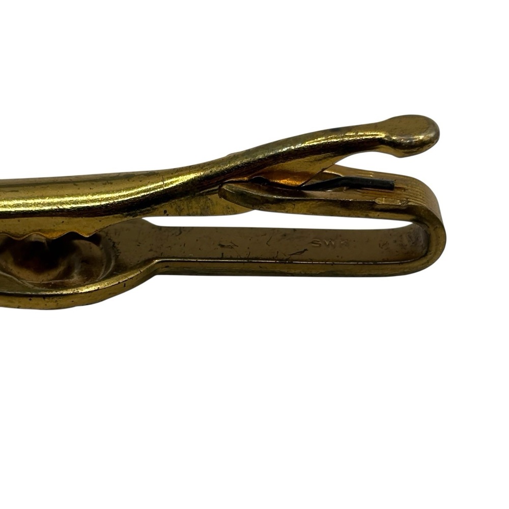 USMC Marine Corps Tie Bar Clip Swank Eagle Anchor Globe Gold Tone Military‎ VTG - Picture 9 of 10
